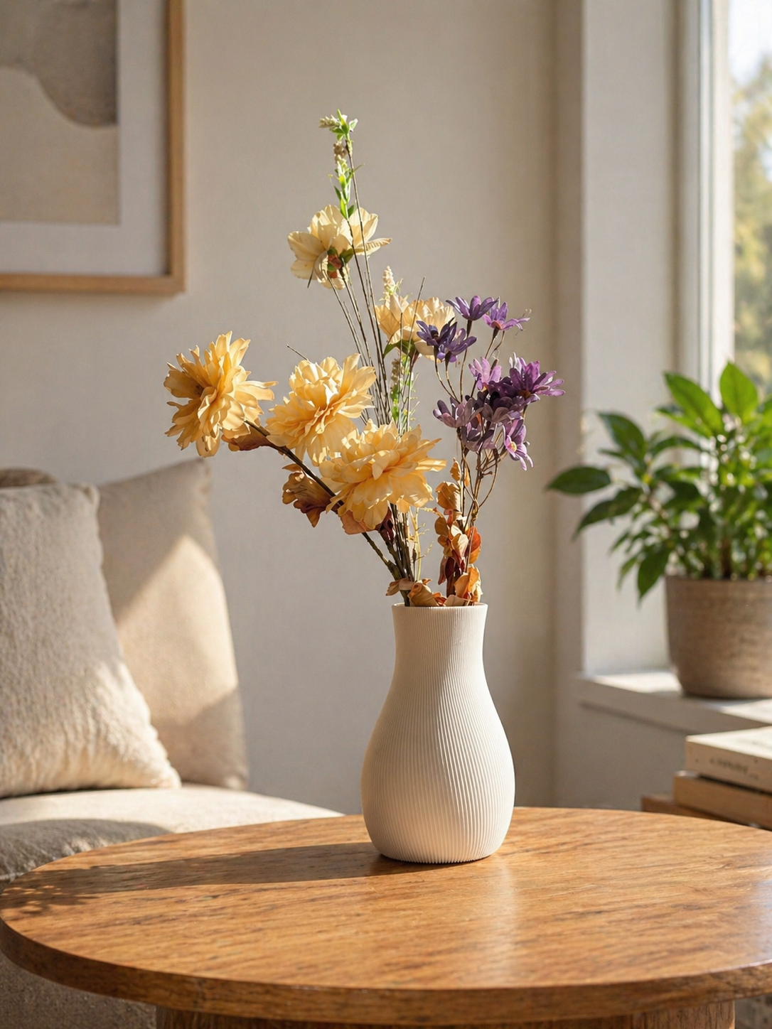 Luma Vase - 16 cm - Hvid